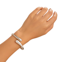 Conjunto de joyas vanguardista Pulsera 6 cm Collar 14 cm Anillo ajustable Aleación Moderno Boda Fiesta Conjunto para mujer 12