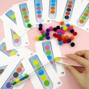 Conjunto de juegos educativos: ordenar las canicas 2