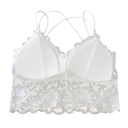 Conjunto de lencería de encaje para mujer, sujetador y bragas, elastano, poliamida para uso diario 6