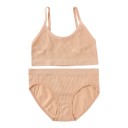 Conjunto de lencería de mujer con bralette sin aros y braguitas de corte clásico de cintura baja 5