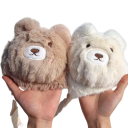 Conjunto de lencería femenina con motivo de osito de peluche elastano nylon suave conjunto sujetador y braguitas para llevar 4