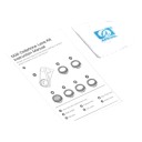 Conjunto de lentes para telemóvel 6 em 1 Olho de peixe 205° Grande angular 140° Macro 25x Filtros CPL ND32 e Estrela Com clipe Preto para iOS 5