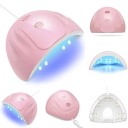 Conjunto de Manicure com Lâmpada LED Broca para Unhas Ferramentas de Cuidado das Unhas Lima para Unhas Bloco de Polimento Ferramentas de Trabalho para Manicure 3