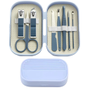 Conjunto de manicure e pedicure 8 pcs Ferramentas para cuidados das unhas Cortadores tesouras lima Cortador de unhas para homens e mulheres 2