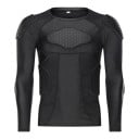 Conjunto de motocross camiseta y pantalones con acolchado Unisex de manga larga y almohadillas de elastano Negro para motociclismo motocross 2
