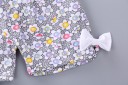 Conjunto de niña - Camiseta con piruletas y pantalones cortos con flores J2493 18