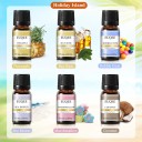 Conjunto de óleos aromáticos Holiday Island 6×10 ml óleos essenciais para difusor embalagem de presente 165×72 mm aromaterapia lar 2
