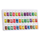 Conjunto de óleos essenciais naturais 36×3 ml para aromaterapia e difusores Rosa Lavanda Laranja Mar Jasmim Sândalo Ambientador 2