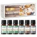 Conjunto de óleos essenciais para difusor Óleos aromáticos em conjunto Óleos essenciais naturais 6 pcs 10 ml 1