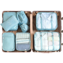 Conjunto de organizadores de viagem para mala 8 pcs 7