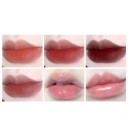 Conjunto de presente de brilhos labiais e bálsamo 4 cores de brilho, brilho transparente, bálsamo hidratante e colar Conjunto cosmético com efeito de volume 2