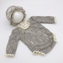 Conjunto de recém-nascido de gorro e body 5