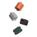 Conjunto de reforçadores de mandíbula em silicone para fortalecer os músculos mastigatórios e realçar a linha da mandíbula com quatro níveis de resistência 4