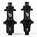Conjunto de rodas SUPERTEAM 700C Aro 50 mm Perfil Ondulado Clincher Sem Câmara Eixo 12 x 100 e 12 x 142 mm SRAM XDR Preto Para travões de disco 3