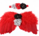 Conjunto de sesión de fotos para niñas: alas de ángel y diadema 3