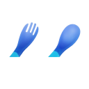 Conjunto de Talheres para Crianças 2 pcs R158 2