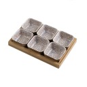 Conjunto de tigelas japonesas para acompanhamentos 6 pcs 7