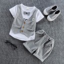 Conjunto de traje estilo niño con pajarita J1336 3