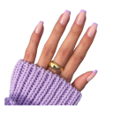 Conjunto de unhas postiças adesivas 24 pcs 4