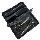 Conjunto de utensílios de cabeleireiro Tesouras de corte e desbaste Ferramentas profissionais para cuidados capilares Utensílios de cabeleireiro para uso doméstico e em salão 2