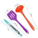 Conjunto de utensílios de cozinha em silicone - 10 pcs 7