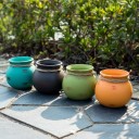 Conjunto de vasos de flores suspensos 4 pcs 3