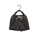 Conjunto de verano unisex para niños Camiseta de manga corta con el texto F y pantalones cortos Cuello redondo Conjunto elástico 4