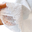 Conjunto de Verão para Meninas com Saia Branca e Top com Alças Largas 2