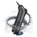 Conjunto eléctrico para limpeza de ouvidos com jato de água 4 modos de pressão Removedor de cera com 9 acessórios Limpeza suave e eficaz dos ouvidos para toda a família 5