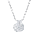 Conjunto elegante característico Prata 925 Colar 45 cm e brincos Design de bolinhas delicado Joias de luxo para mulheres Presente de casamento para festas 3