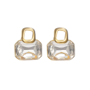 Conjunto elemental collar y aretes Acero inoxidable Joyería de moda moderna para mujeres San Valentín aniversario boda regalo 2