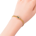 Conjunto espiritual collar pulsera de acero inoxidable Joyería para mujeres y niñas Accesorios hipoalergénicos con brillo duradero motivo 3