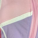 Conjunto feminino sweatshirt curta com fecho éclair e calças justas com cintura alta Bainhas brancas Contrastantes Gola alta Manga 12
