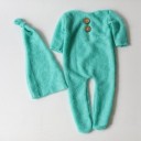 Conjunto infantil de chapéu e macacão 8