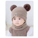 Conjunto infantil de gorro e cachecol 10