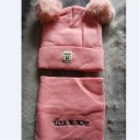 Conjunto infantil de gorro e cachecol 4