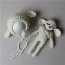 Conjunto infantil de gorro y oveja 2