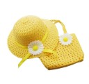 Conjunto infantil de sombrero y bolso 5