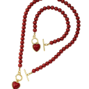 Conjunto Inolvidable Collar de Perlas 44 cm y Pulsera 21 cm Joyería de Perlas Elegante para Niñas Aleación de Zinc 3