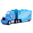 Conjunto Mack Hauler e Buck Bearingly Disney Pixar Carros 2 3 Camião e carro de corrida Modelos metálicos Brinquedos para crianças Coleção de colecionador 3