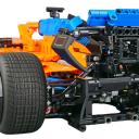 Conjunto McLaren Fórmula 1 1432 pcs 27 x 65 x 13 cm Modelo dobrável de carro de corrida Conjunto técnico Para fãs de desportos motorizados e F1 4