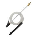 Conjunto para jateamento com máquina de pressão Bosch e Makita Bico de jateamento com cone cerâmico Adaptador 46 cm Mangueira 3 m Para ferrugem 1