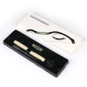 Conjunto para modelagem de sobrancelhas 22,5 cm Régua metálica de mapeamento com nível de bolha e fio para microblading e maquilhagem permanente 6