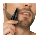 Conjunto para preenchimento de barbas com escova e lápis de cor Correção à prova d'água Barbas mais densas Cobertura de grisalhos 7