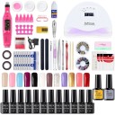 Conjunto para unhas de gel com lâmpada UV/LED J289 1
