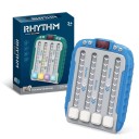 Consola de Jogos Electrónica Rhythm 15 x 11 x 3 cm Jogo rítmico portátil Diversão musical electrónica Luzes LED Brinquedo interactivo para crianças 3