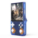 Consola de jogos portátil em estilo retro com armazenamento de 128 GB e ecrã IPS de 4 polegadas com Wi-Fi e software de código aberto 5