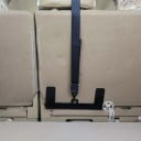 Consola ISOFIX de acero universal para silla de auto infantil sin perforación y soldadura distancia 28 cm acero negro 33,2 x 13,8 x 6,8 cm 3