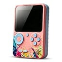 Console de jeu rétro portable à main avec écran LCD couleur de 3" pour jeux 8 bits avec batterie rechargeable et autonomie de 6 à 8 heures 1