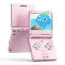 Console di gioco retro 8,3 x 8,2 x 2,39 cm a conchiglia con display IPS da 3,4 pollici Linux 64-bit 16 GB senza giochi WiFi e connessione HD 9